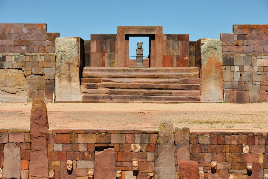 Kalasasaya au site archéologique de Tiwanaku. Patrice ALCARAS