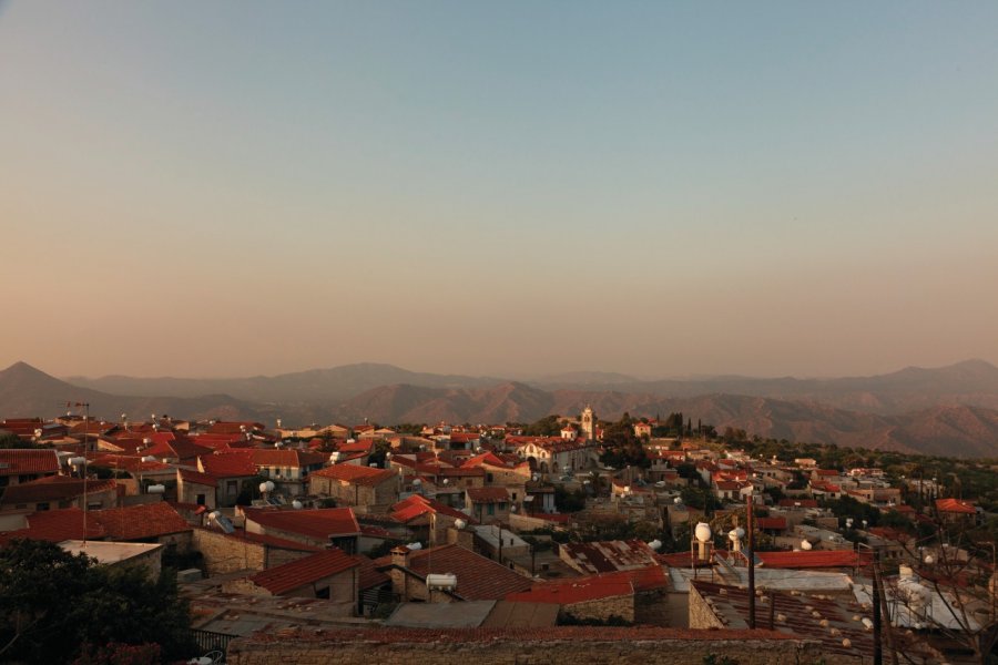 Vue sur le village de Pano Lefkara. Julien HARDY - Author's Image