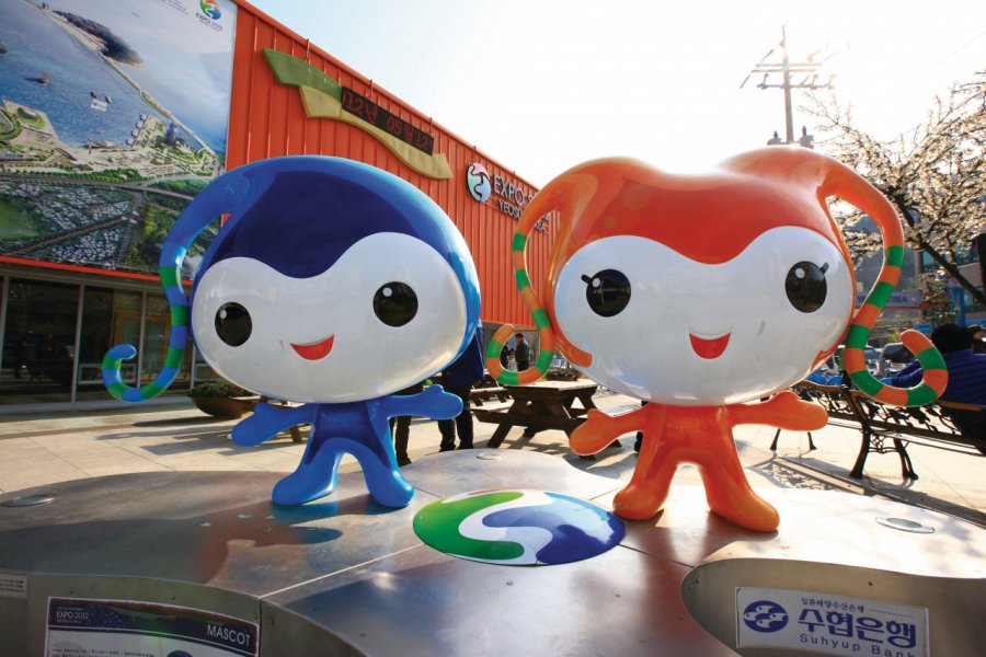 Mascotte de l'Expo 2012 de Yeosu. Office National du Tourisme Coréen