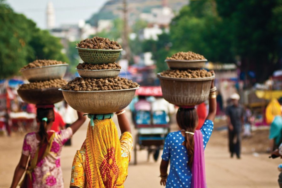 Dans les rues de Pushkar. Ferrantraite - iStockphoto