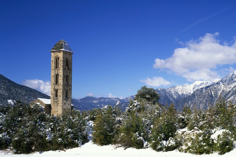 L'église Sant Miquel d'Engolasters. Andorra Turisme