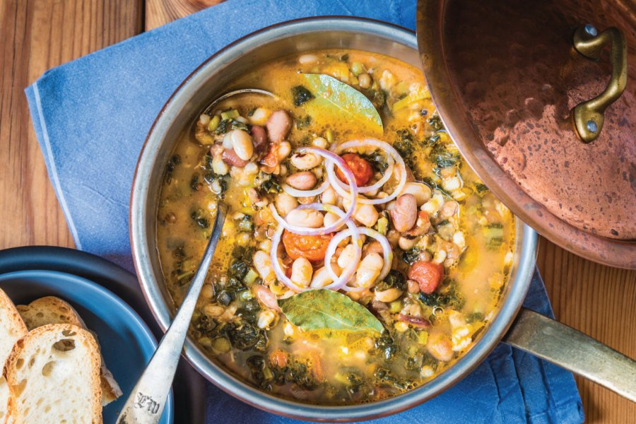 La ribollita est une soupe typique de Toscane. leonori - iStockphoto.com