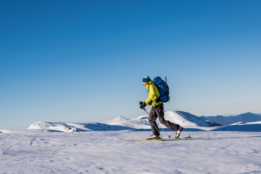 Ski de fond à Lonquimay. Tayka - Shutterstock.com