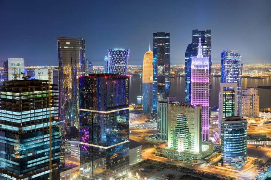 Vue sur les gratte-ciels de Doha. Sven Hansche - Shutterstock.com