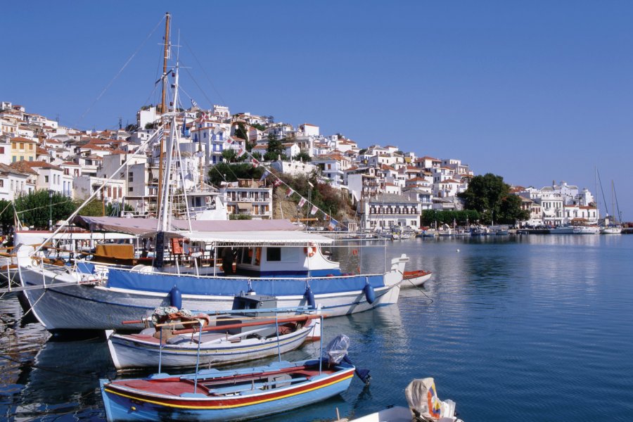 Le port de Skopelos. Runamock - iStockphoto