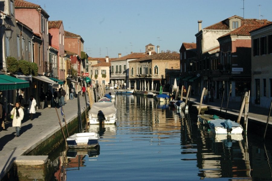 Canal principal sur l'île de Murano. Stéphan SZEREMETA
