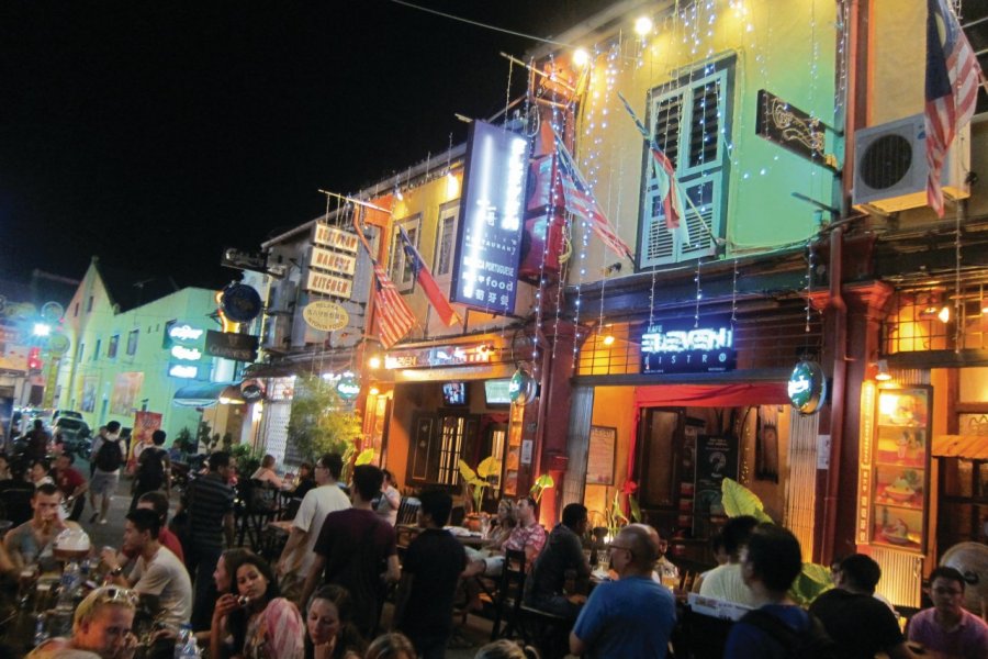 Marché de nuit sur Jalan Tun Tan Cheng Lock Stéphan SZEREMETA