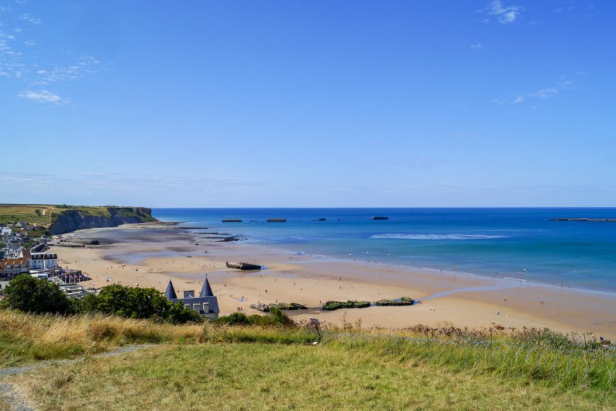 La plage d'Arromanches. Siem de Vos - Shutterstock.com