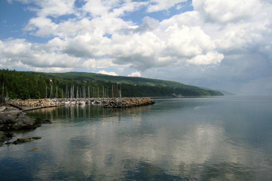 Marina de Cap-à-l'Aigle (La Malbaie) dans Charlevoix. Valérie FORTIER