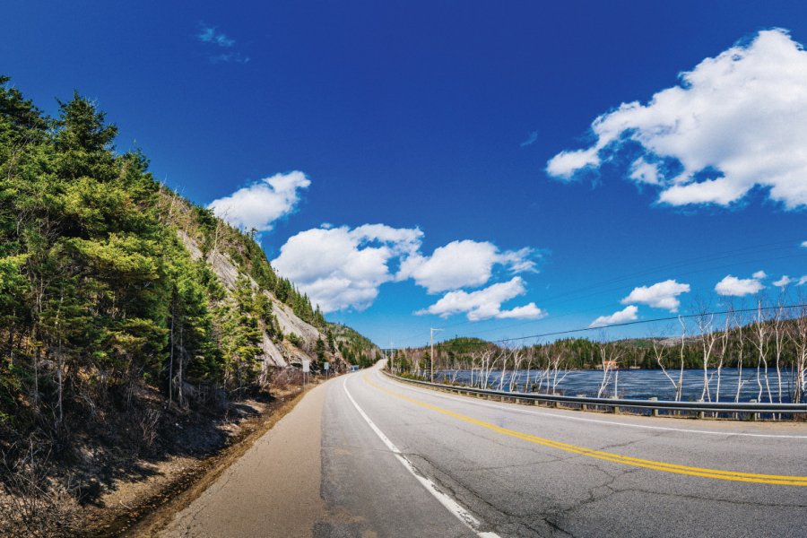 Route à La Malbaie. helenecanada