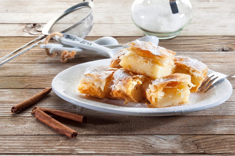 Bougatsa. Apostolos Mastoris/Shutterstock.com