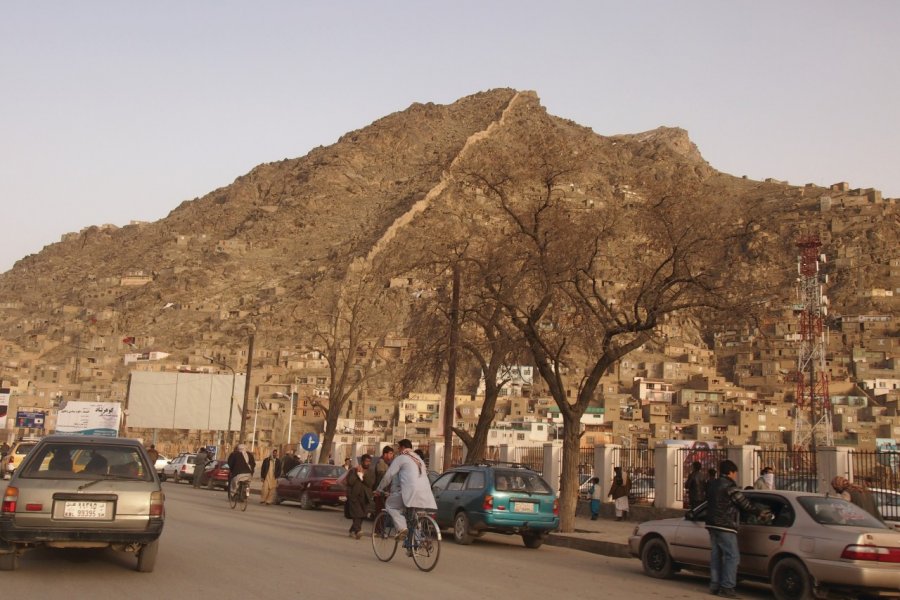 Les vestiges des remparts qui entouraient Kaboul. VINCENT RONCO