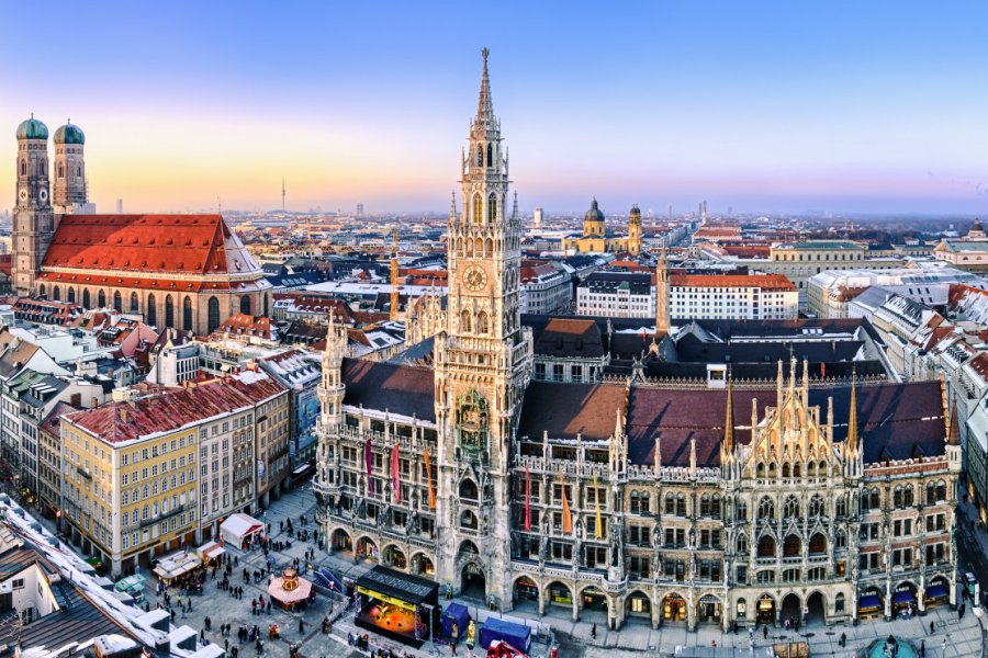 Hôtel de ville de Munich. Mapics