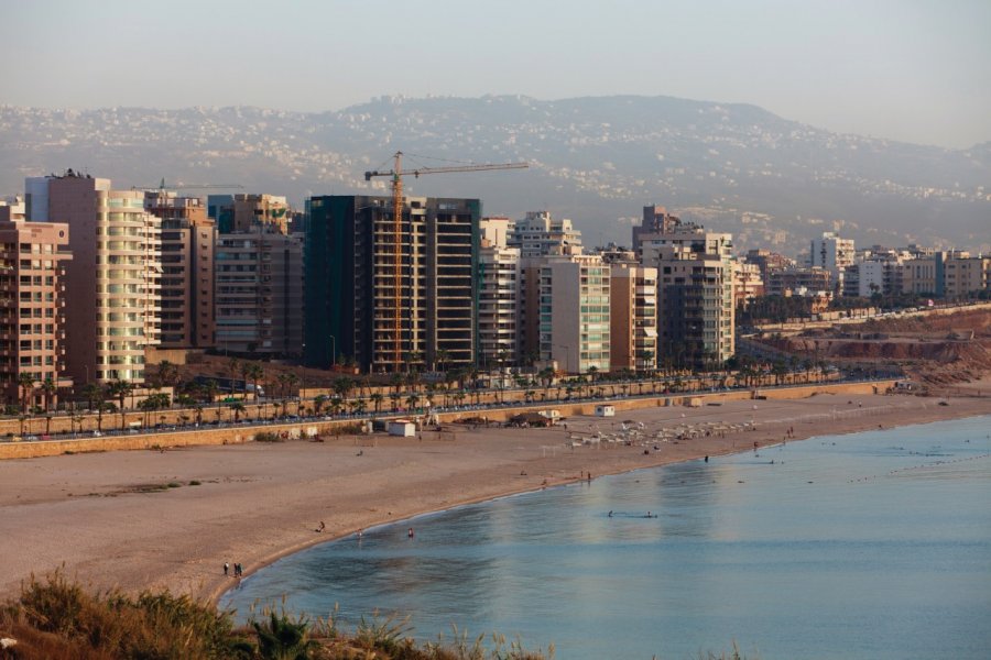 La plage de Beyrouth Philippe GUERSAN - Author's Image