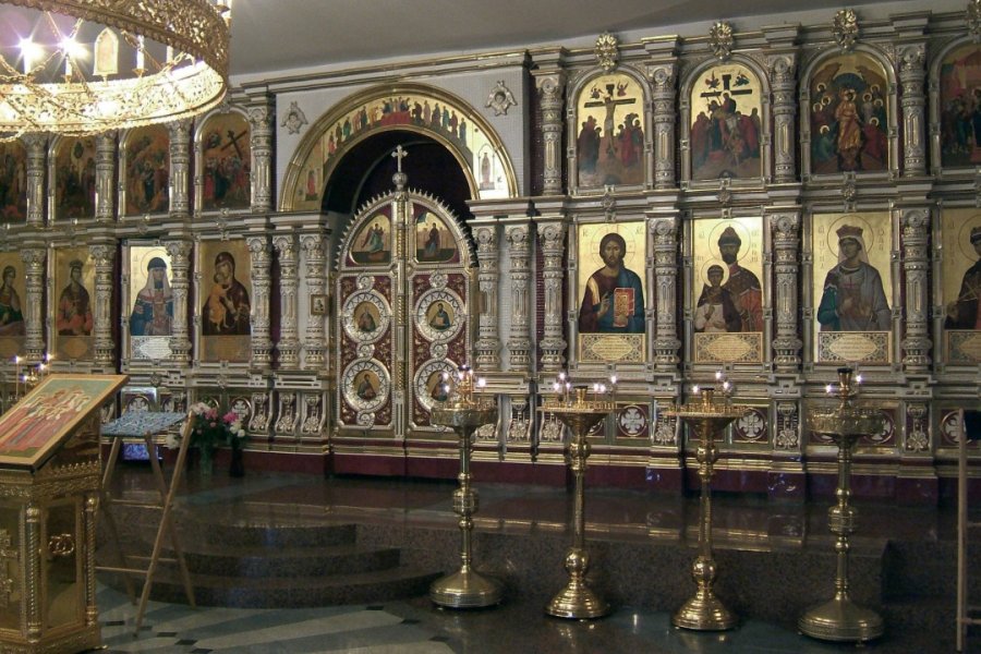 Iconostase de la cathédrale Sur-le-Sang-versé. Stéphan SZEREMETA