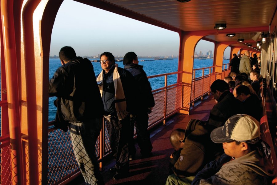 Depuis le bateau menant à Staten Island. Author's Image