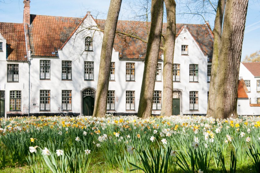Béguinage de Bruges. Jitchanamont - Shutterstock.com