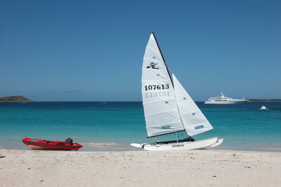 Catamaran à Friar's Bay. Office de Tourisme de Saint-Martin - Claude CAVALERA