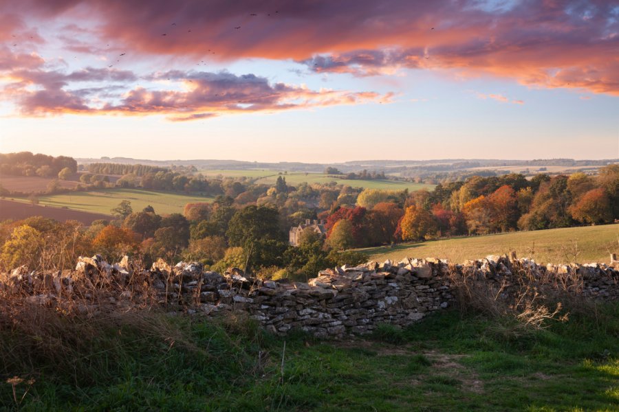 Paysage des Cotswolds. Andrew Roland - Shutterstock.com