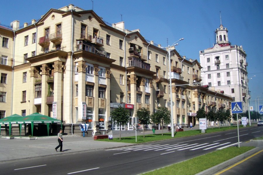 Centre-ville de Zaporijia. Stéphan SZEREMETA