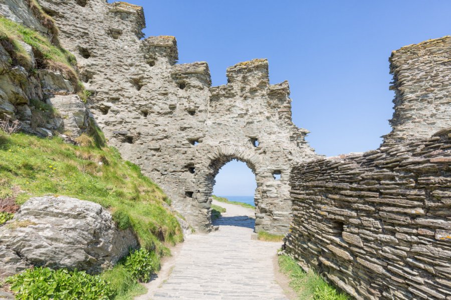 Ruines du château de Tintagel. Mark Godden - Shutterstock.com