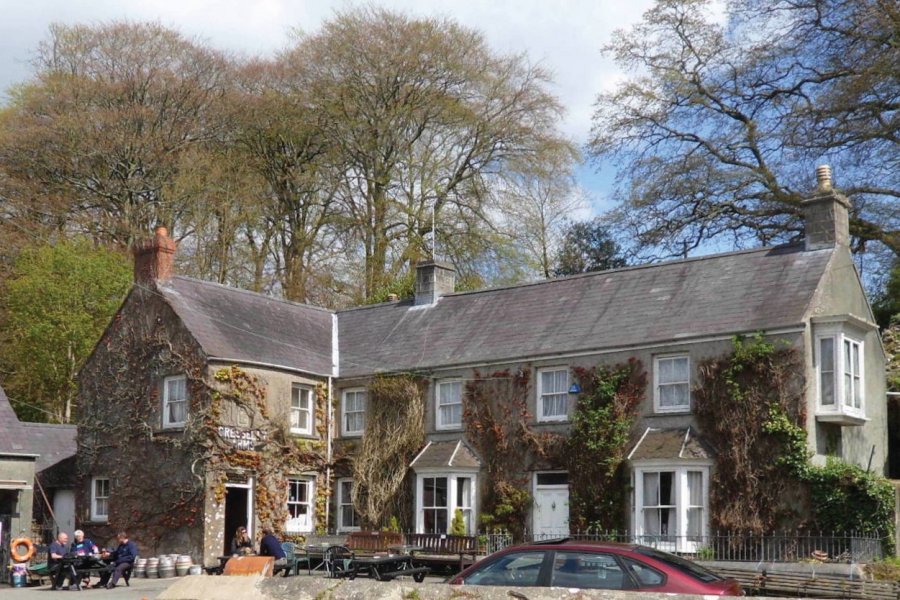 Le pub Cresselly Arms au coeur du hameau de Cresswell Quay. Muriel PARENT