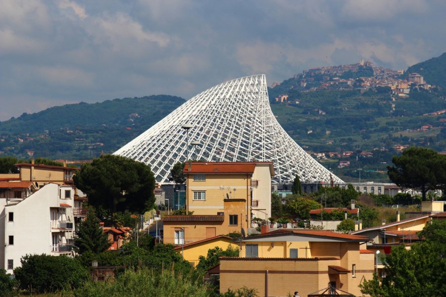 Cité des Sports, projet inachevé de Santiago Calatrava. Domus Sessoriana- Shutterstock.com