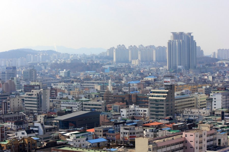 Vue de la ville de Cheongju. François Briançon - fbm888.com