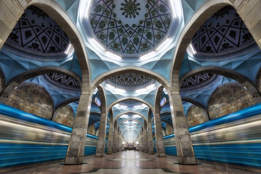 La station de métro Central de Tashkent Lukas Bischoff