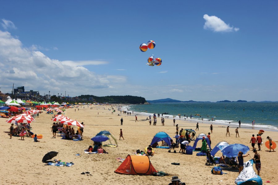 Plage de Daecheon. Office National du Tourisme Coréen