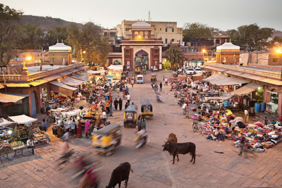 Vue sur le marché de Sardar. Xavier Arnau - iStockphoto