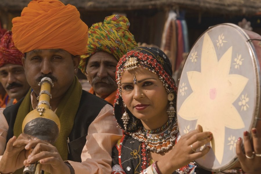 Musiciens de Surajkund. JEREMY RICHARDS - FOTOLIA