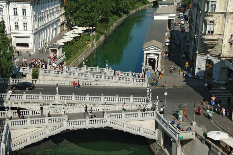 Triple pont. Ljubljana Tourism / D. Wedam