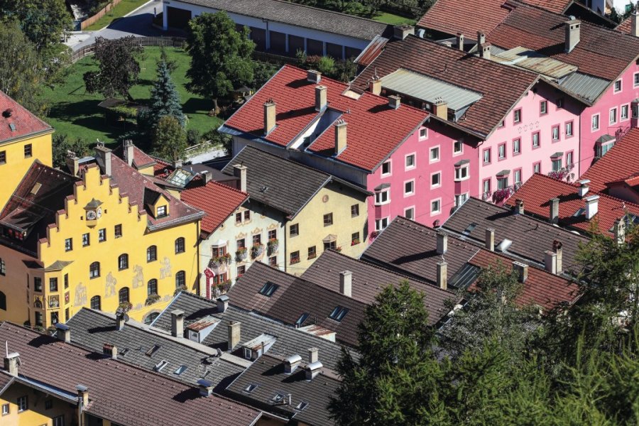 Les façades colorées de Matrei am Brenner. Wild-Spirit - iStockphoto