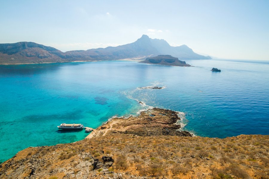 Le sommet de l'île de Gramvoussa. Andrey Pozharskiy - Shutterstock.com