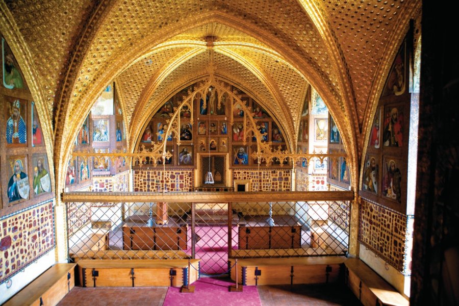 Le château de Karlštejn, chapelle Sainte-Croix. Author's Image