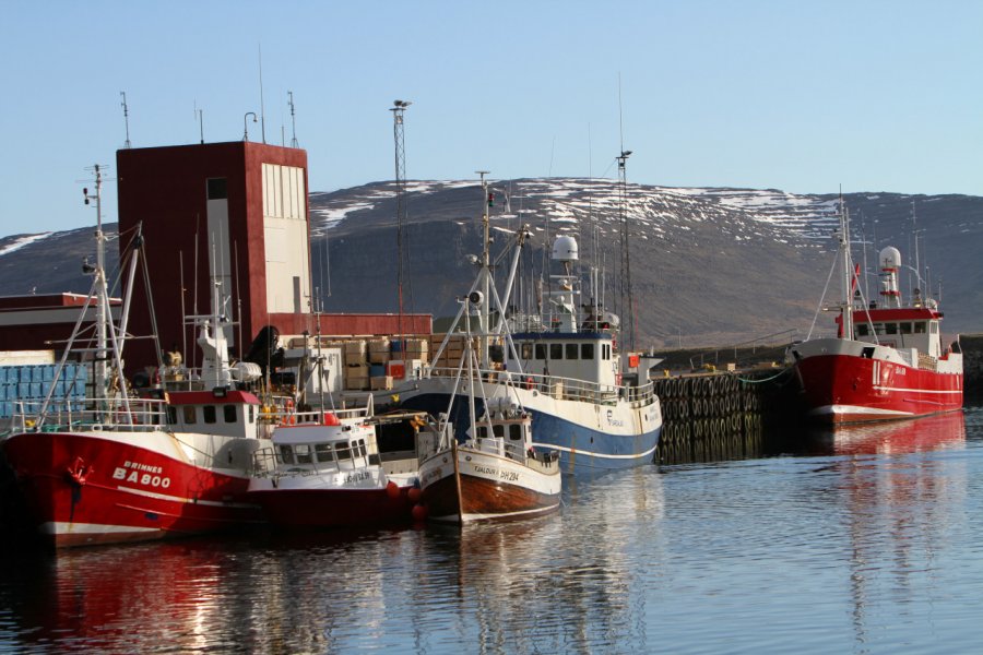 Patreksfjörður est dans la région de Vestfirðir. Stéphan SZEREMETA