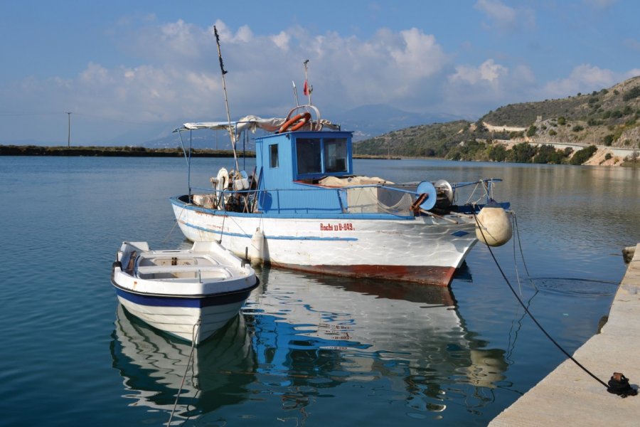 Port de Butrint. Céline CHAUDEAU