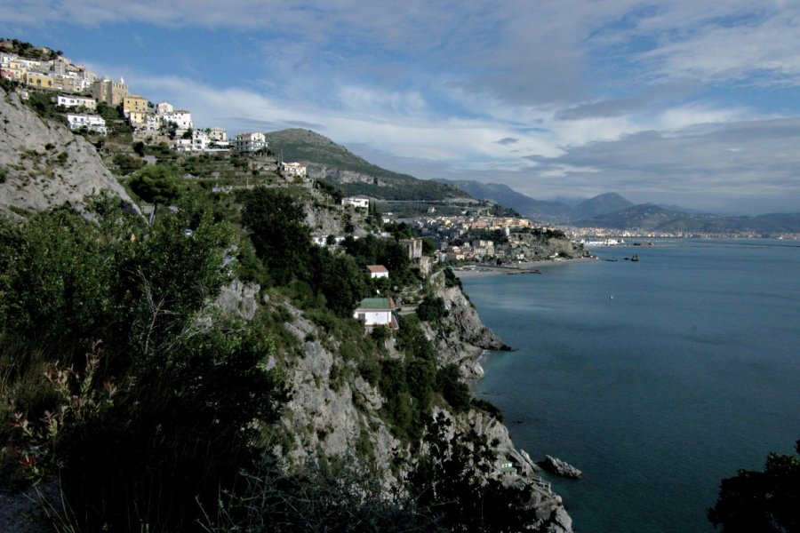 Vue générale de Maiori. Stéphan SZEREMETA