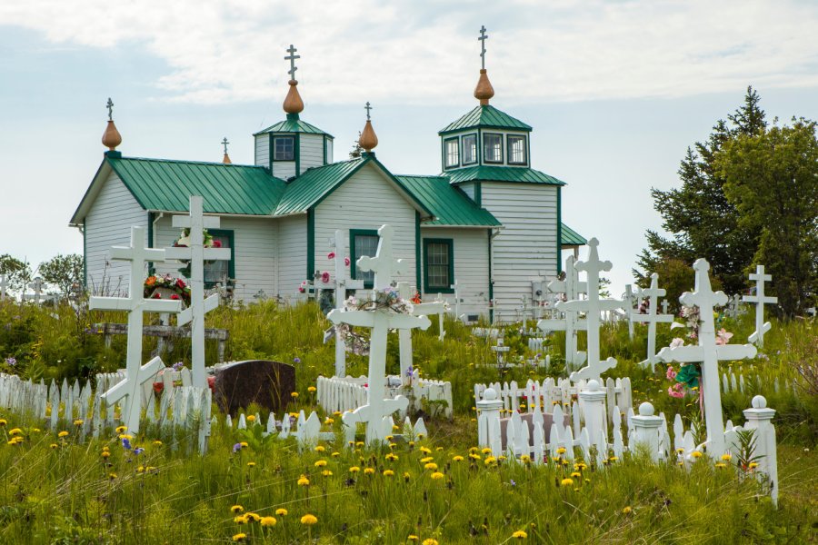 Église orthodoxe de Ninilchik. Danita Delimont - Shutterstock.com