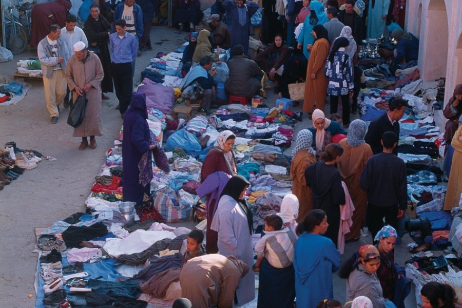 Le souk Laghzel dans la médina. (© Author's Image))