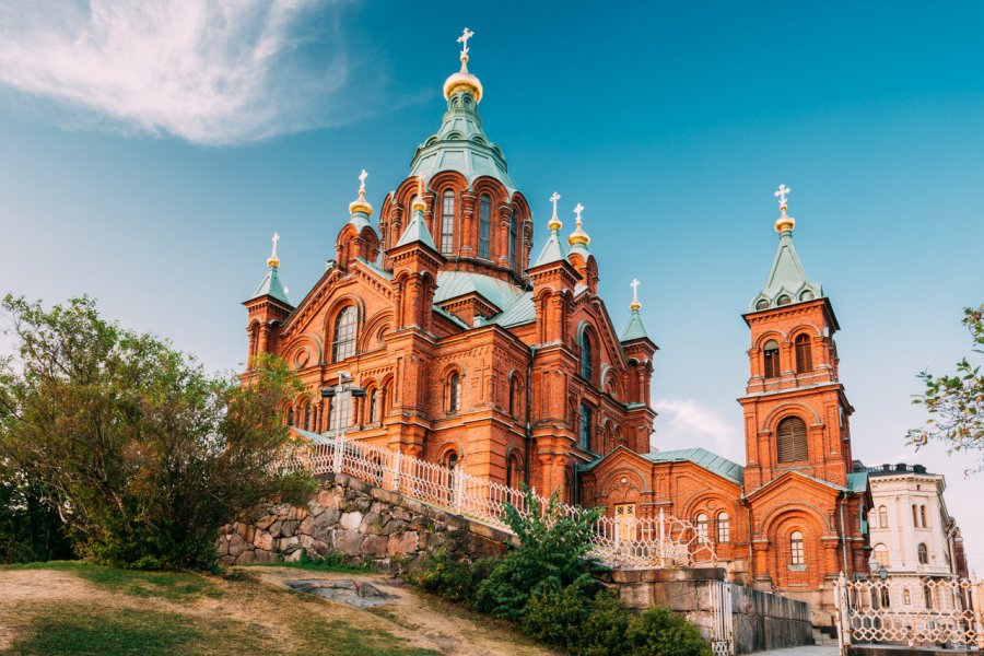 La cathédrale orthodoxe d'Helsinki, Uspenski. Grisha Bruev - Shutterstock.com