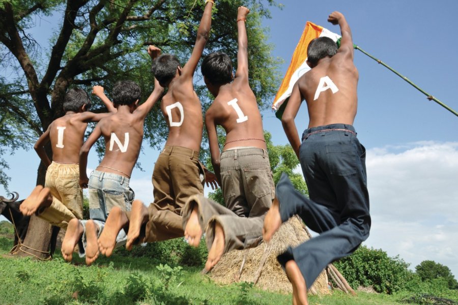 Jeunes supporters de l'Inde. iStockphoto.com/Vardhan