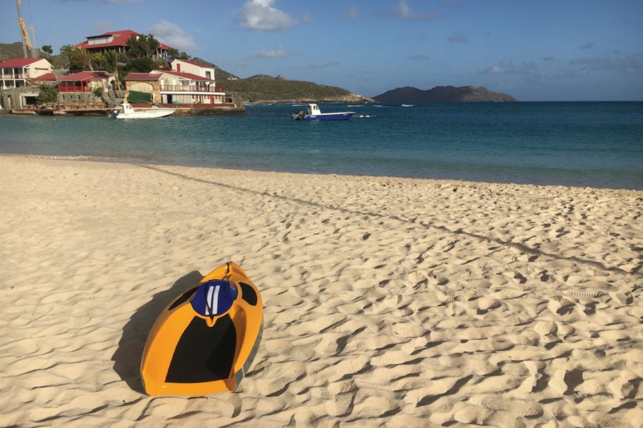 Finboard sur la plage de Saint Jean Magali Couaillet