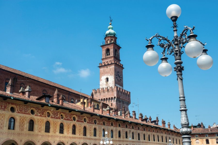 La Piazza Ducale de Vigevano. Clodio - iStockphoto