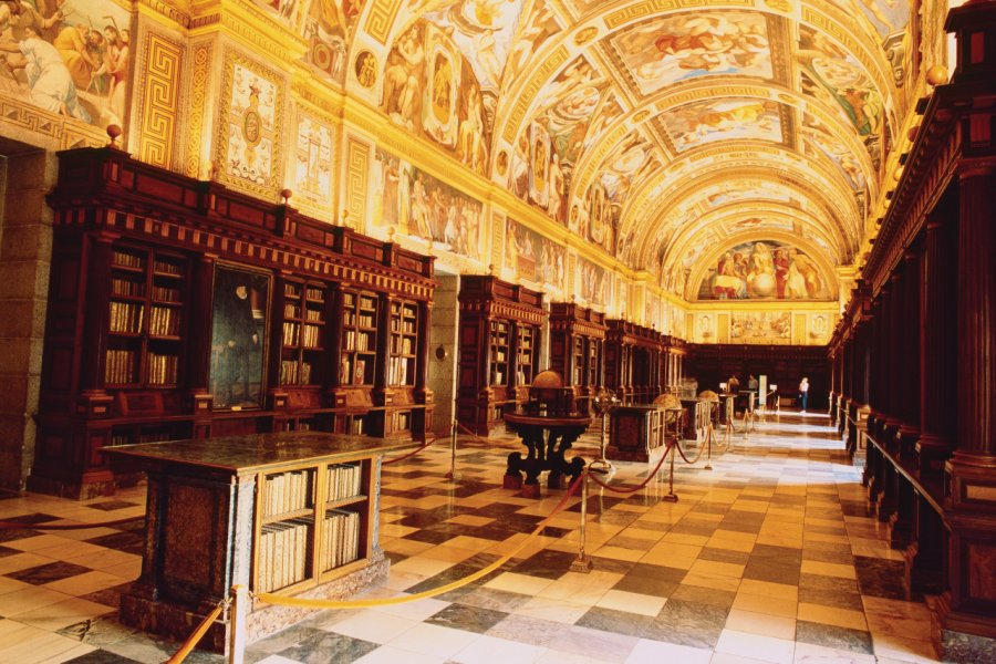 Bibliothèque d'El Real Monasterio de San Lorenzo del Escorial. Author's Image