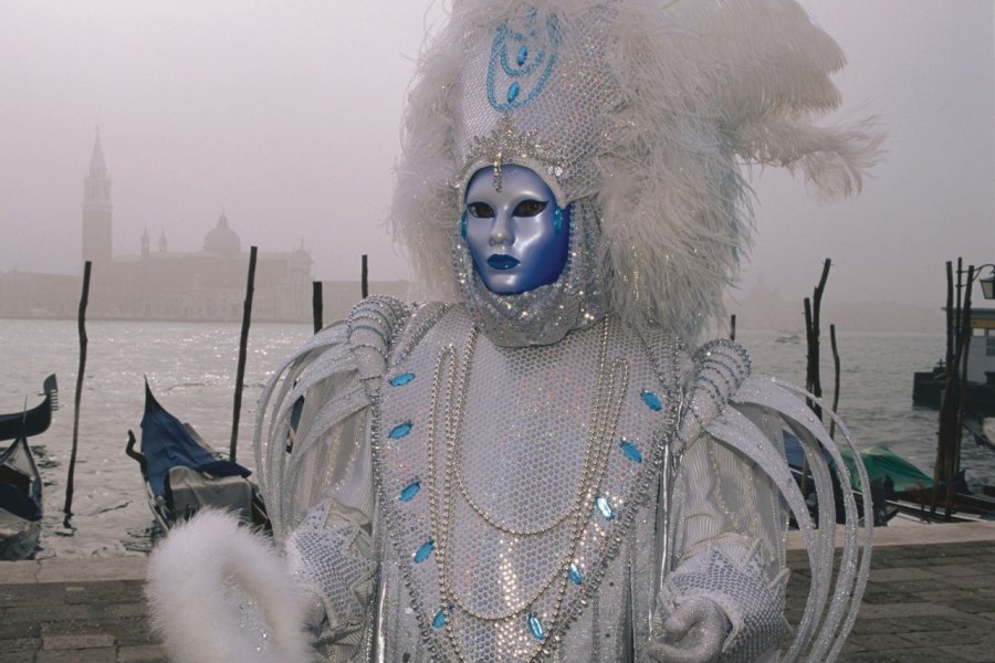 Masque du carnaval de Venise. Mike FOX - Iconotec