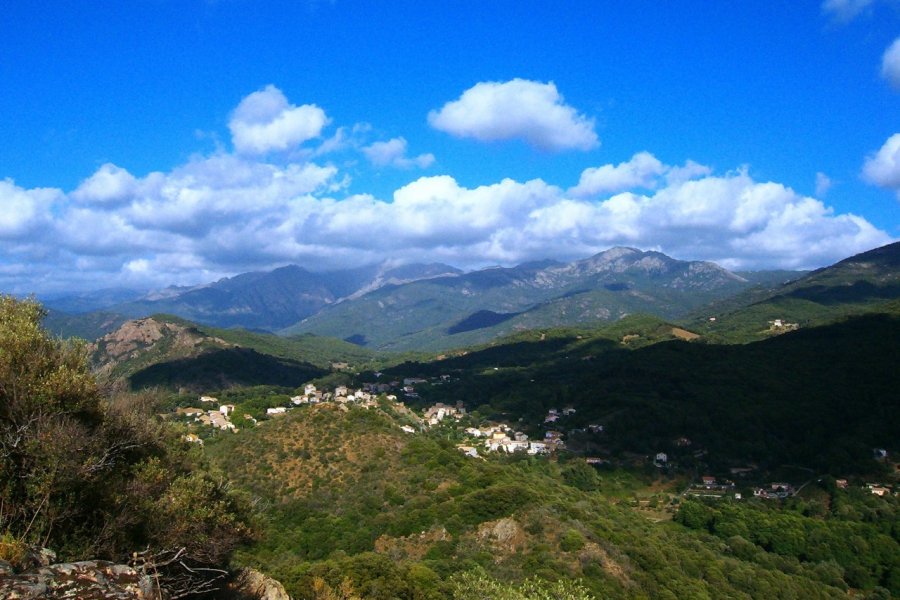 Panorama sur les hauteurs de Cauro Xavier Bonnin