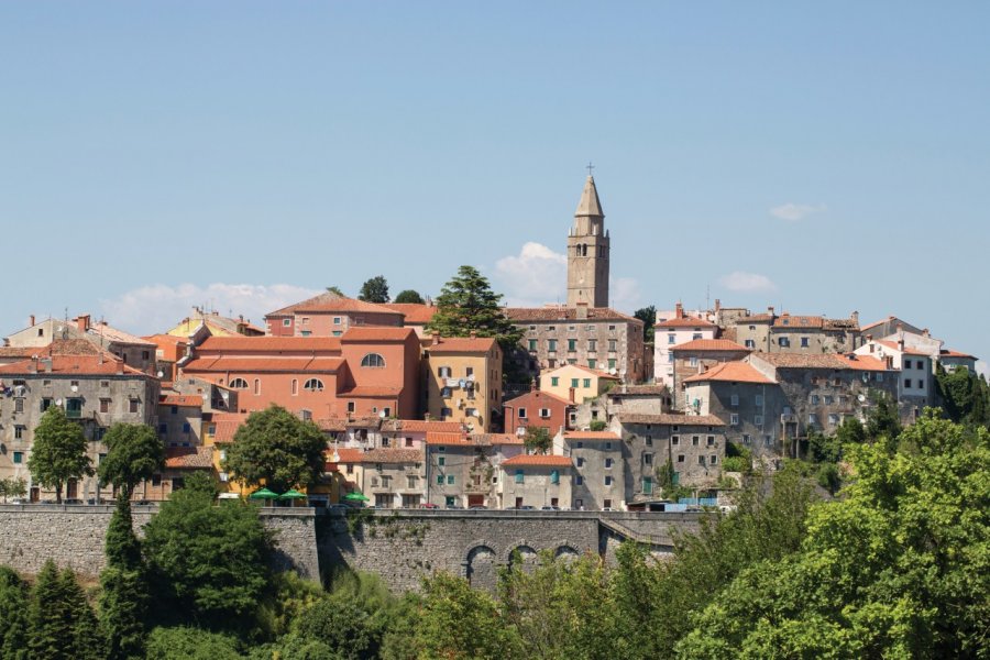 Labin, petit village d'Istrie. Hfoxfoto - iStockphoto