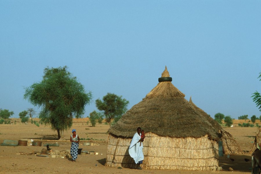 Hutte dans la région de Darou Mousty. Author's Image